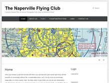 Tablet Screenshot of napervilleflyingclub.com
